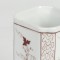 Copper Tea Leaf Brush Holder Cup Lustre Antique Ceramic