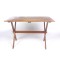 SOLD: Vintage Sawbuck Table Cross Leg Wooden Dining Farm Table