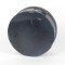 Antique Spice Box Tole Painted Toleware Black Round Primitive Metal 19th c