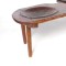 PENDING: Antique Cobbler’s Bench Table Country Primitive Pine Leather Seat 19th c