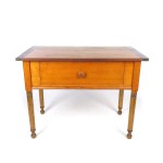 SOLD: Antique Kitchen Work Table with Large Drawer and Removable Top