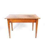 SOLD: Antique Pine Table Country Hepplewhite Short Side End Stand Coffee Kids Etc