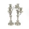 Pair Vintage Silverplate Candelabra Goldfeder