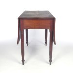 Antique Drop Leaf Table Walnut Sheraton 19th Century