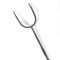 Wrought Iron Roasting Fork Antique Fireplace Blacksmith Long Hearth Cooking Tool