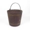 Antique Leather Fire Bucket Water Pail Silesia Germany EF 407