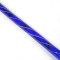 SOLD: Glass Walking Cane Cobalt Blue End of Day Antique Vintage Blown Stripes Parade