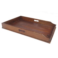 SOLD: Antique Wooden Butler Tray Oak 19th c