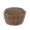 Vintage Woven Stick Basket Large Open Oval Flat Bottom