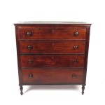 SOLD: Antique Chest of Drawers Dresser Walnut Sheraton 19th century