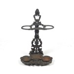 SOLD: Cast Iron Umbrella Stand Antique Victorian