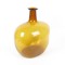 Vintage Amber Glass Demijohn Bottle