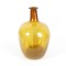 Vintage Amber Glass Demijohn Bottle