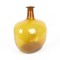 Vintage Amber Glass Demijohn Bottle