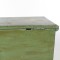 Antique Sea Chest Blanket Box Trunk Pine Green Painted Nautical Motif 18th c