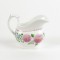 Antique Cream Pitcher Soft Paste Porcelain Staffordshire Pink Floral