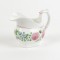 Antique Cream Pitcher Soft Paste Porcelain Staffordshire Pink Floral