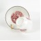 Antique Pink Luster Tea Cup and Saucer Handless Mourning Mothers Grave As Is