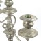 Pair Vintage Silverplate Candelabra Goldfeder